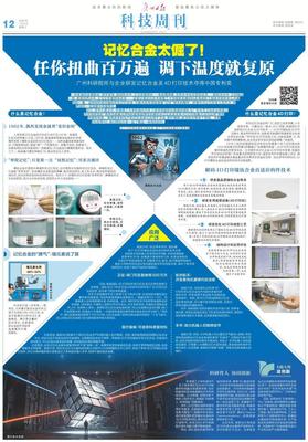 科技周刊 | 记忆合金太倔了！任你扭曲百万遍，调下温度就复原，广东软件开发